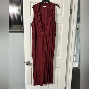 Universal Thread Maroon Jumpsuit.